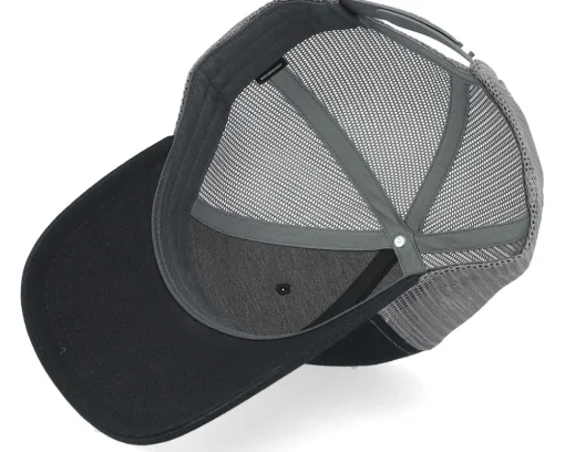 Trucker-Wild Spirit Bear Engraved 112 Split Black/Charcoal Trucker -