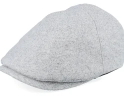 Fashion Wild Spirit Bear Patch Light Grey Ivy Flat Cap -
