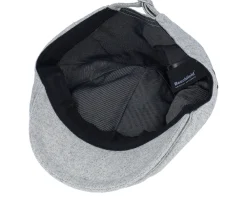 Fashion Wild Spirit Bear Patch Light Grey Ivy Flat Cap -