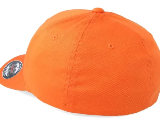 New Hunter Bear Prints Orange Flexfit -