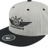 Snapback-Bearded Man Beard Force Grey/Black Snapback -