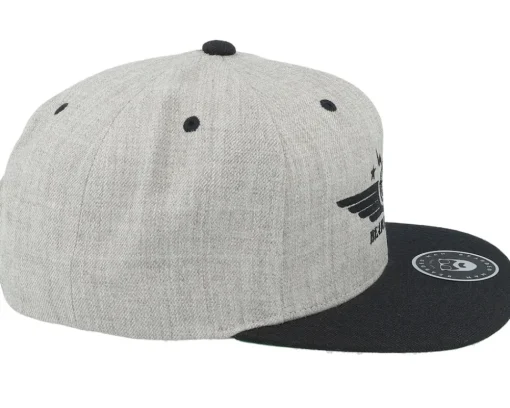 Snapback-Bearded Man Beard Force Grey/Black Snapback -