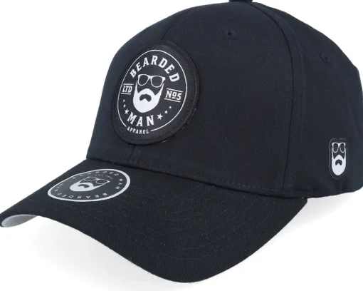 Sale Bearded Man Beard Logo R Wooly Combed Flexfit - Black