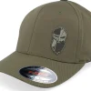 Online Army Head Bearded Army Skull Wooly Combed Olive Flexfit -