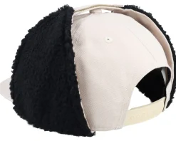 Earflap-Bearded Man Bearded Boxing Gym Canvas Beige/Black Earflap -