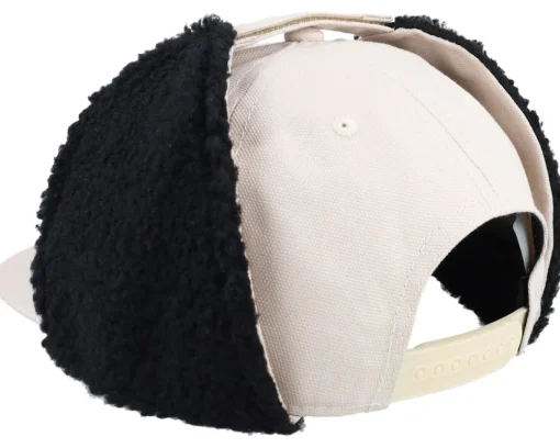 Earflap-Bearded Man Bearded Boxing Gym Canvas Beige/Black Earflap -