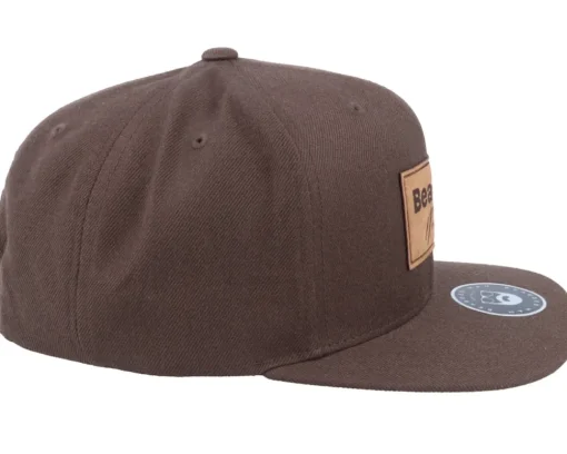 Snapback-Bearded Man Bearded Since Birth Patch Brown Snapback -