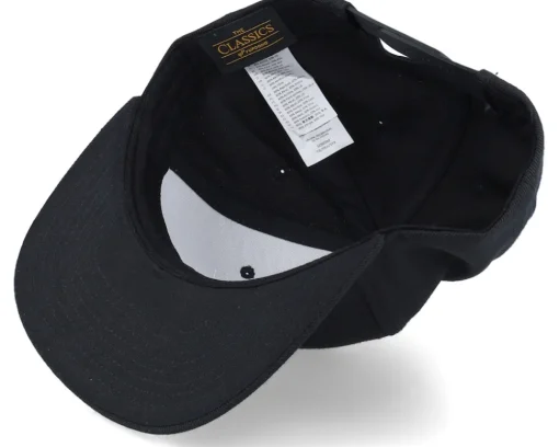 Snapback-Bearded Man Bearded Sword Badge Black Snapback -