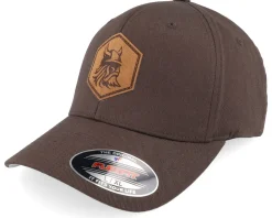 Sale Vikings Bearded Viking Helmet Flexfit - Brown