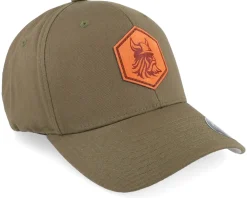 Flexfit-Vikings Bearded Viking Helmet Olive Flexfit Wooly Combed - Green