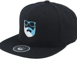 Snapback-Bearded Man Beardheart Black Snapback -