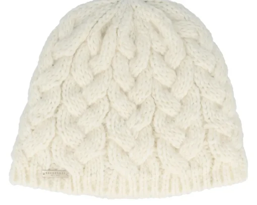Traditional Beanies-Seeberger Beautiful Cabl knit Beanie - Pink