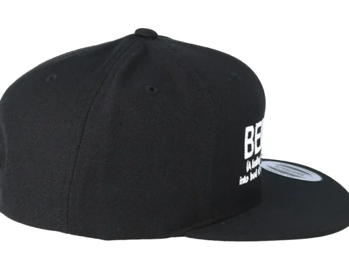 Snapback-Iconic Bedgasm Black Snapback -