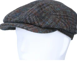 Hot Stetson Belfast Driver Cap Harris Tweed Navy Flat Cap -