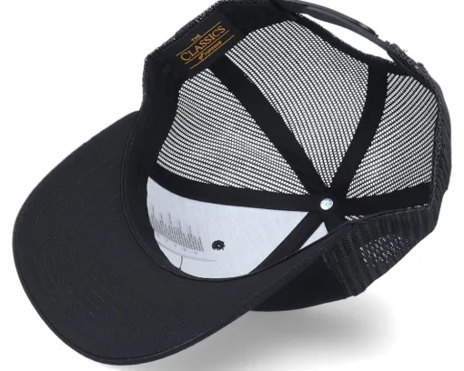 Trucker-Hunter Bent Rod Patch Black Trucker -