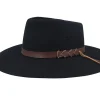 Outlet Brixton Big Australian Woolfelt By Statesman Traveller - Black