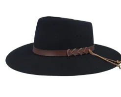 Outlet Brixton Big Australian Woolfelt By Statesman Traveller - Black