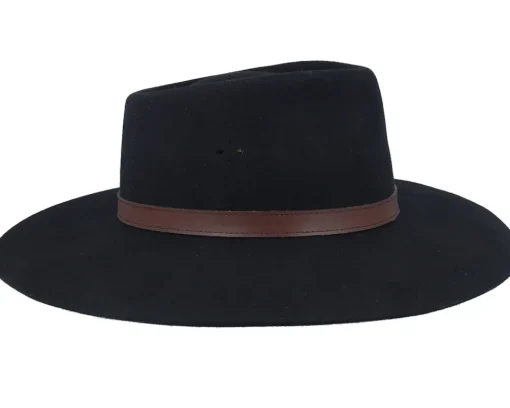 Outlet Brixton Big Australian Woolfelt By Statesman Traveller - Black