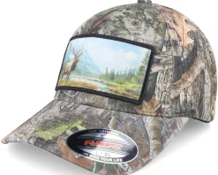 Flexfit-Hunter Big Deer Wide Timber Kanati Camo Pattern Flexfit -