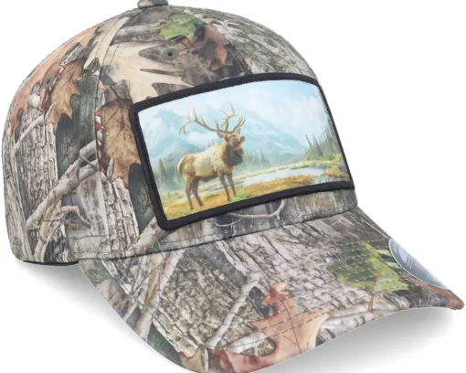 Flexfit-Hunter Big Deer Wide Timber Kanati Camo Pattern Flexfit -