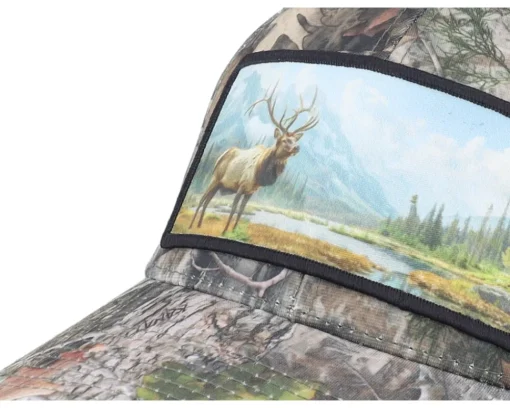 Flexfit-Hunter Big Deer Wide Timber Kanati Camo Pattern Flexfit -