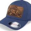 New Wild Spirit Big Mountain & Birds Patch Navy Flexfit -