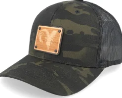 Trucker-Union Standard Supply Bighorn Skull Cherrywood Black Multicam/Black Trucker -