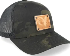 Trucker-Union Standard Supply Bighorn Skull Cherrywood Black Multicam/Black Trucker -