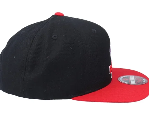 Sale American Needle Birmingham Black Barons 400 Series Black & Red Snapback -