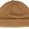 Discount Beechfield Biscuit Recycled Mini Fisherman Short Beanie - Beige