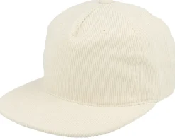 Snapback-Equip Cord 5-panel Halfmoon Snapback - Black