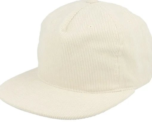 Snapback-Equip Cord 5-panel Halfmoon Snapback - Black