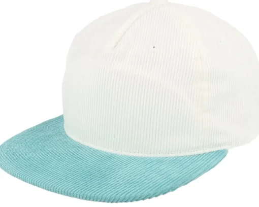 Snapback-Equip Cord 5-panel Halfmoon Snapback - Black