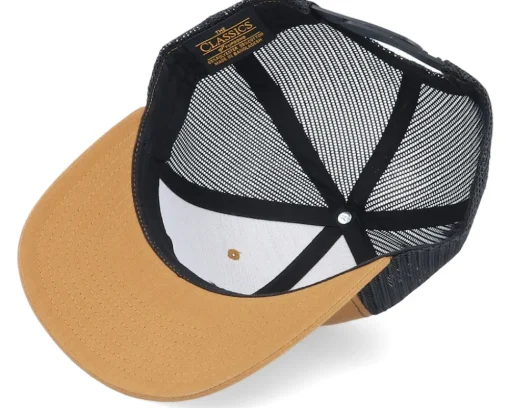 Trucker-Padelville Black 3D Insignia Caramel/Black Trucker -
