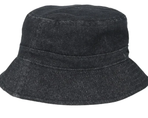 Buckets-Yupoong Black Denim Bucket -
