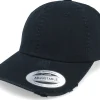 Sale Yupoong Black Destroyed Dad Cap -