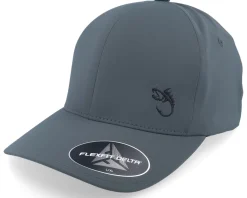 Online Skillfish Black Fish Hook Logo Delta Fit Charcoal Flexfit - Grey