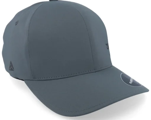 Online Skillfish Black Fish Hook Logo Delta Fit Charcoal Flexfit - Grey