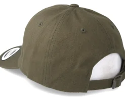 Dad Cap-Sneakers Black Logo Olive Dad Cap Adjustable -
