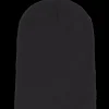 Online Beechfield Black Long Blank Beanie -