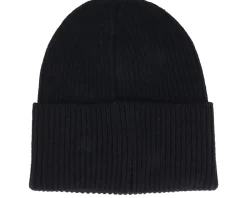 Organic Beanies-Beechfield Oversized Cuff Blank Beanie - Black