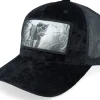 Trucker-Calza Pennello Panther Big Patch Velvet Trucker - Black