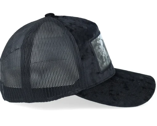 Trucker-Calza Pennello Panther Big Patch Velvet Trucker - Black