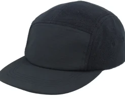 Blanks-Beechfield Recycled Fleece Camper 5-Panel - Black