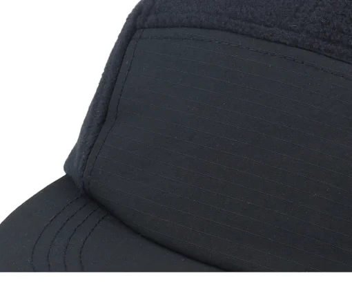 Blanks-Beechfield Recycled Fleece Camper 5-Panel - Black