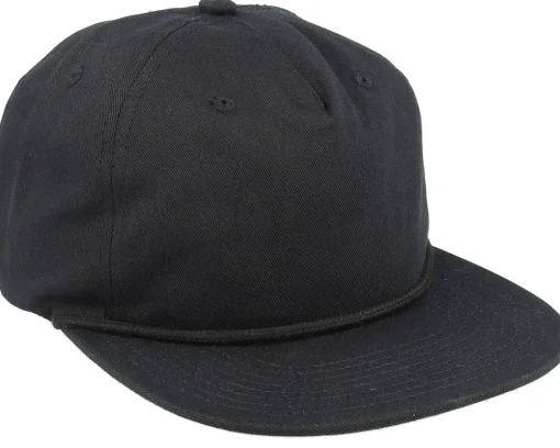 Blanks-Equip Black Rope 5-panel Snapback -