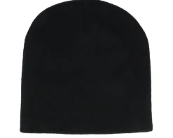 Traditional Beanies | Blank Beanies-Beechfield Traditional Blank Beanie - Black