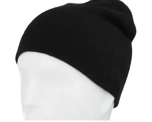 Traditional Beanies | Blank Beanies-Beechfield Traditional Blank Beanie - Black