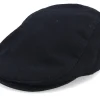 Flat Caps-Beechfield Black Vintage Flat Cap -