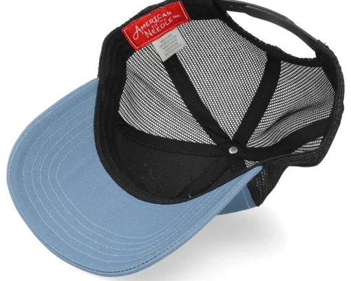 Clearance American Needle Black-Breaker Blue Brush Twill Valin Trucker -